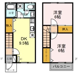 プランドール篠崎の物件間取画像